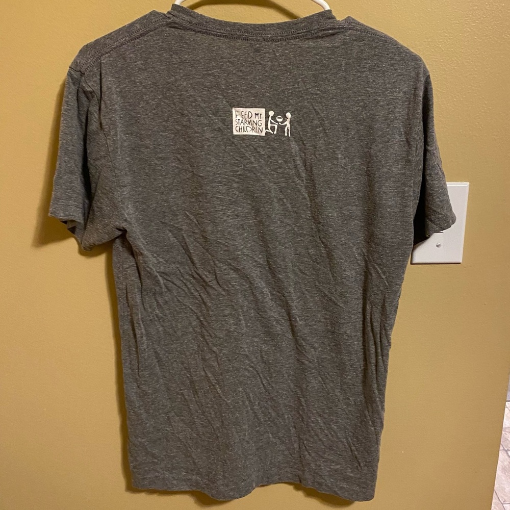 Heather Gray Feed My Starving Children Tee Short Sleeve T-shirt - Picture 6 of 7